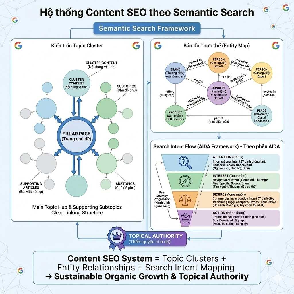 dịch vụ viết content SEO chuẩn semantic search
