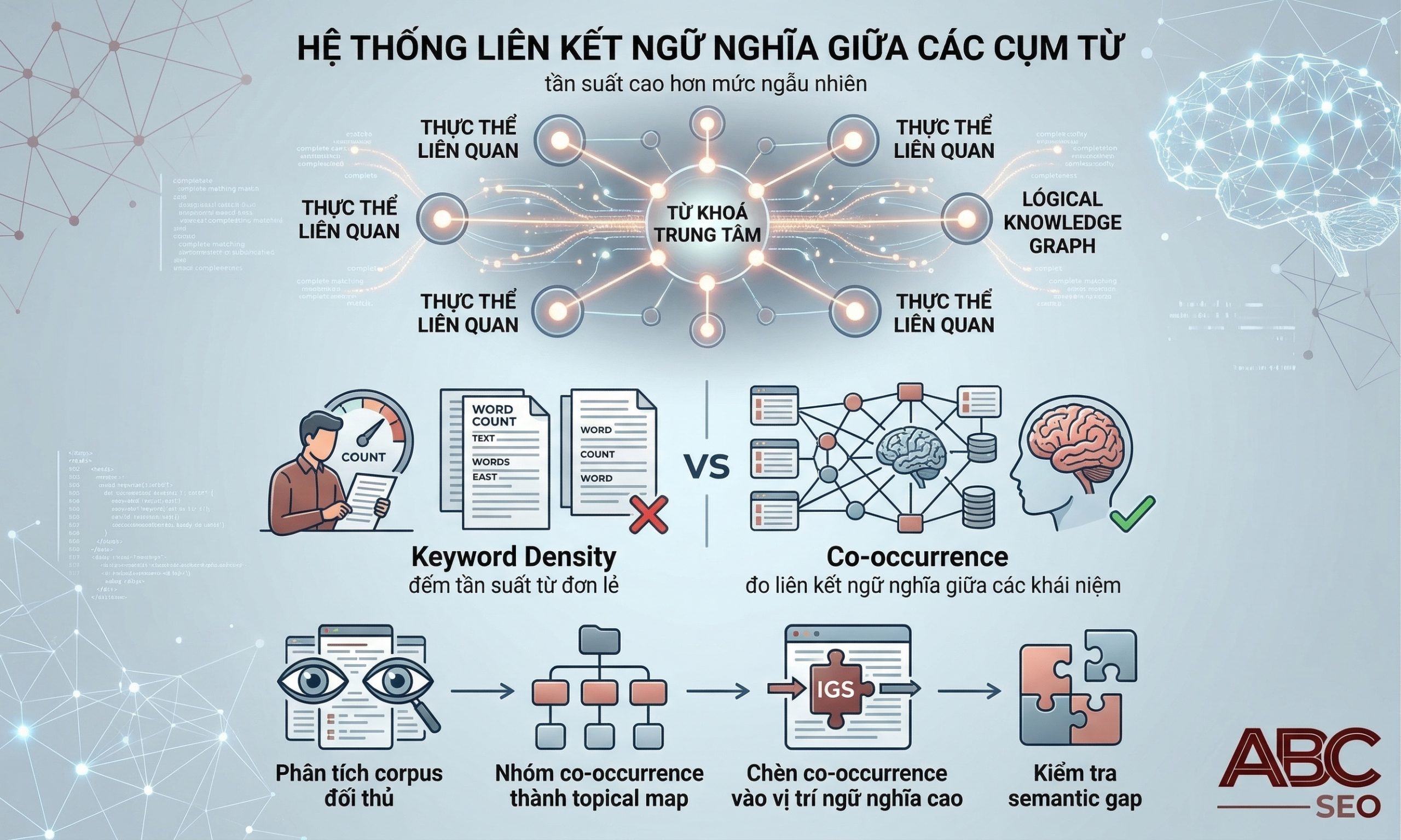 Co-occurrence trong SEO là gì - hướng dẫn ứng dụng thực chiến cho người viết content